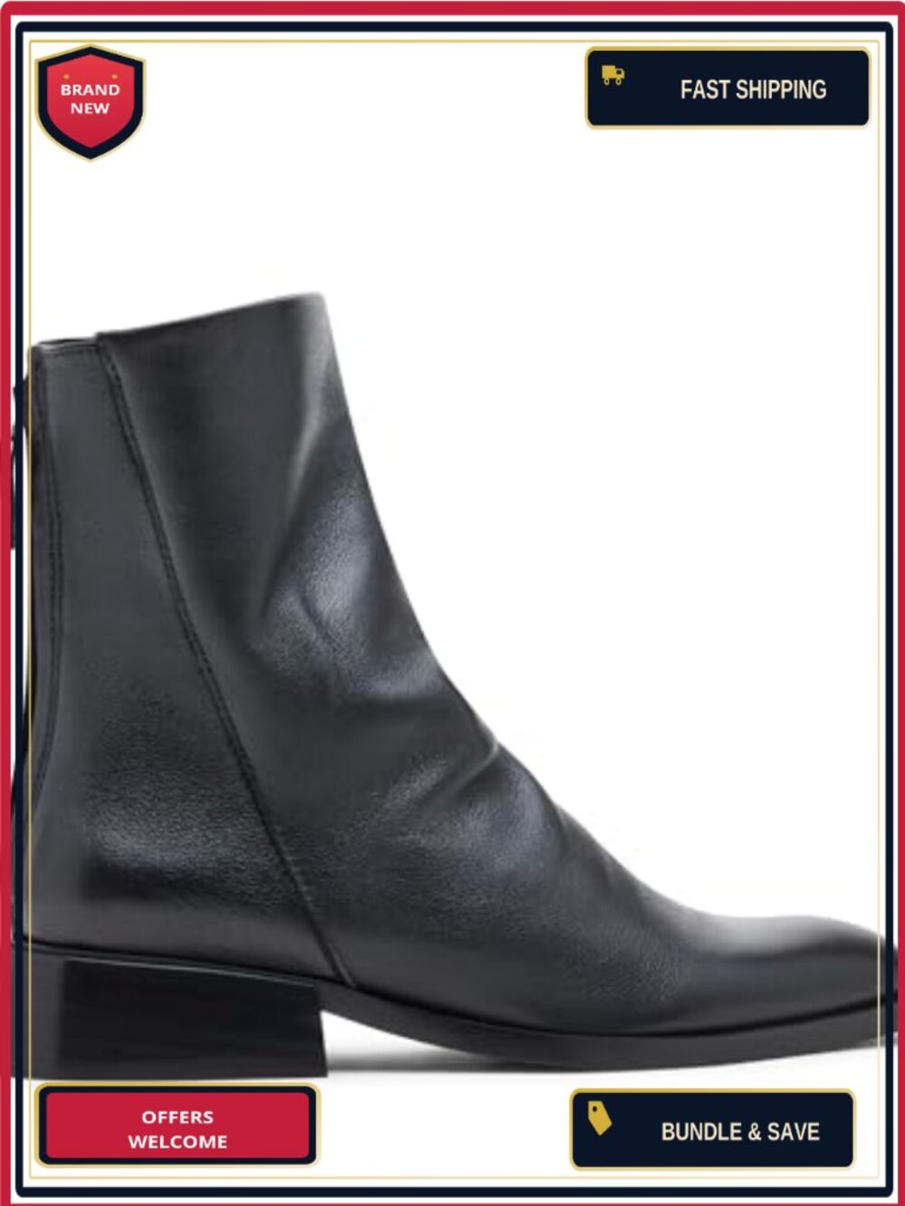 Steve Madden Nexie Leather Ankle Bootie Zip Closure View 5